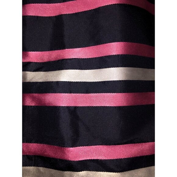 Milly New York Dress Size 6 Strapless Silk Blue Pink Striped Party Evening Glam - Picture 9 of 9